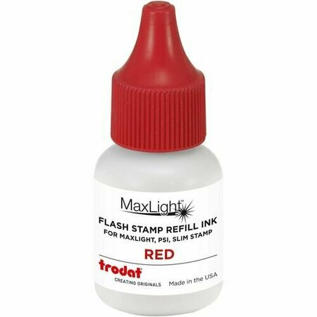 U.S. STAMP & SIGN Refill Ink, f/Stamp-Ever Stamps, Plastic Bottle, 7 ml, Red USS5028